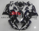 Black and Chrome Fairing Kit for a 2005 & 2006 Suzuki GSX-R1000 motorcycle