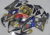 Gold and Gray Viru Fairing Kit for a 2005 & 2006 Suzuki GSX-R1000 motorcycle