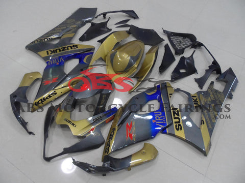 Suzuki GSXR1000 (2005-2006) Gold & Gray Viru Fairings