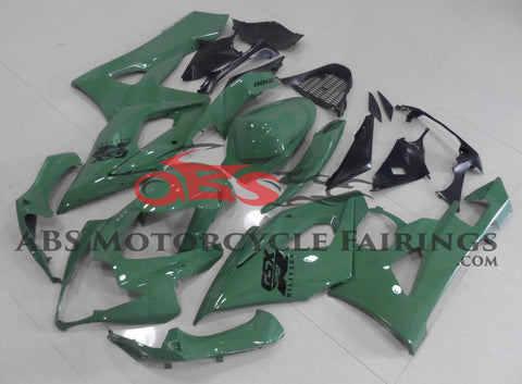 Suzuki GSXR1000 (2005-2006) Gloss Green & Black Military Fairings