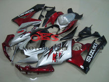 Suzuki GSXR1000 (2005-2006) Silver & Candy Apple Red Fairings