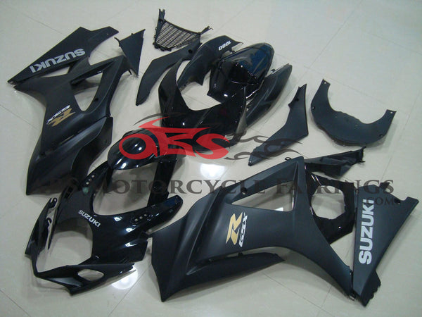 Suzuki GSXR1000 (2007-2008) Black & Matte Black Fairings