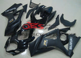 Gloss Black & Matte Black Fairing Kit for a 2007 & 2008 Suzuki GSX-R1000 motorcycle