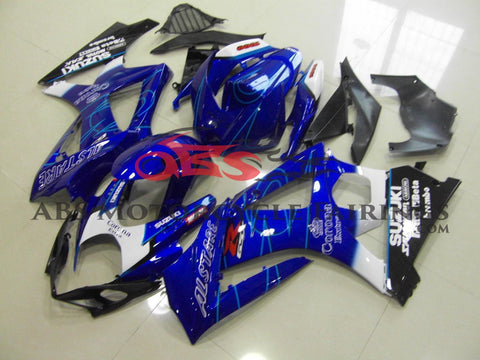 Suzuki GSXR1000 (2007-2008) Blue & White Corona Fairings