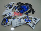 Suzuki GSXR1000 (2007-2008) White & Blue Lucky Strike Fairings