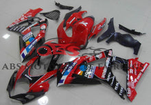 Red and Black Jomo Fairing Kit for a 2007 & 2008 Suzuki GSX-R1000 motorcycle