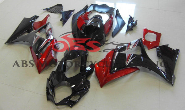 Suzuki GSXR1000 (2007-2008) Red & Black Fairings