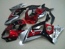 Suzuki GSXR1000 Fairings (2007-2008) Candy Apple Red, Silver, Black at KingsMotorcycleFairings.com