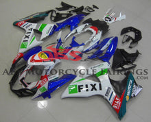 Suzuki GSXR1000 (2009-2016) White & Blue Fixi Fairings