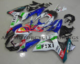 Suzuki GSXR1000 (2009-2016) White & Blue Fixi Fairings