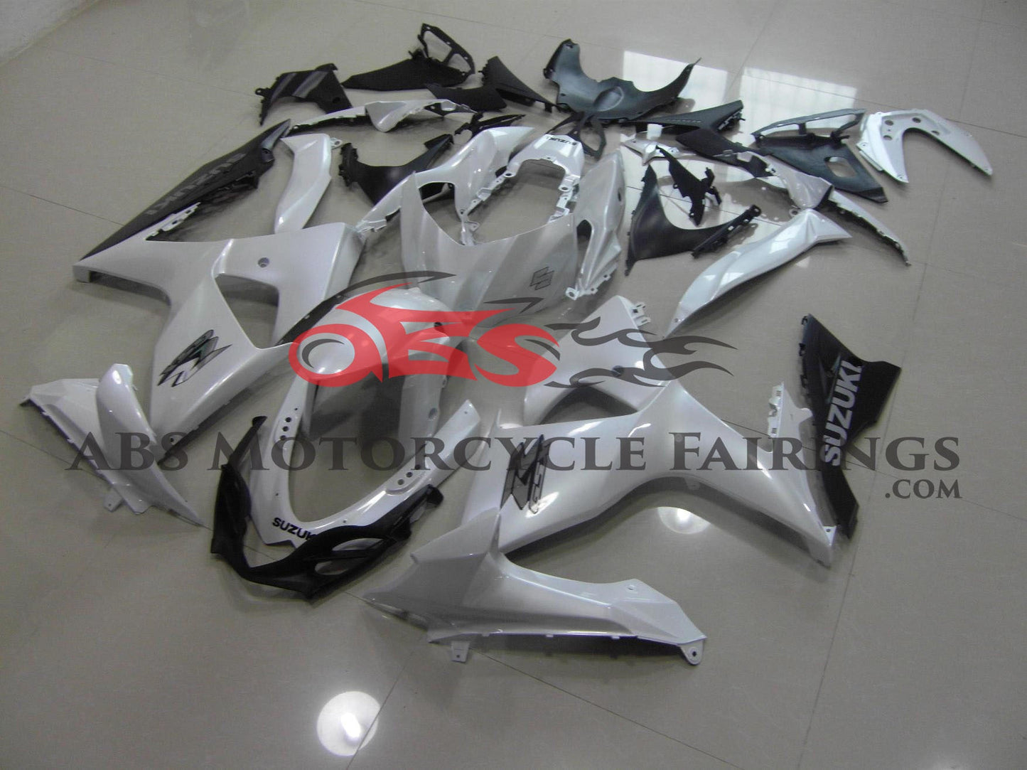Suzuki GSXR1000 (2009-2016) White Fairings