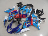 Suzuki GSXR1000 (2009-2016) Blue, White, Red & Black Rockstar Fairings