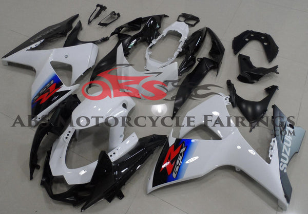 Suzuki GSXR1000 (2009-2016) White, Black & Blue Fairings