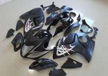 Suzuki GSXR1300 Hayabusa (2008-2019) Matte Black, Gloss Black & Silver Fairings