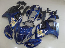 Suzuki GSXR1300 Hayabusa (2008-2019) Navy Blue, Matte Black, Gold & Silver Fairings