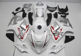 Suzuki GSXR1300 Hayabusa (2008-2019) White, Red, Silver & Black Fairings