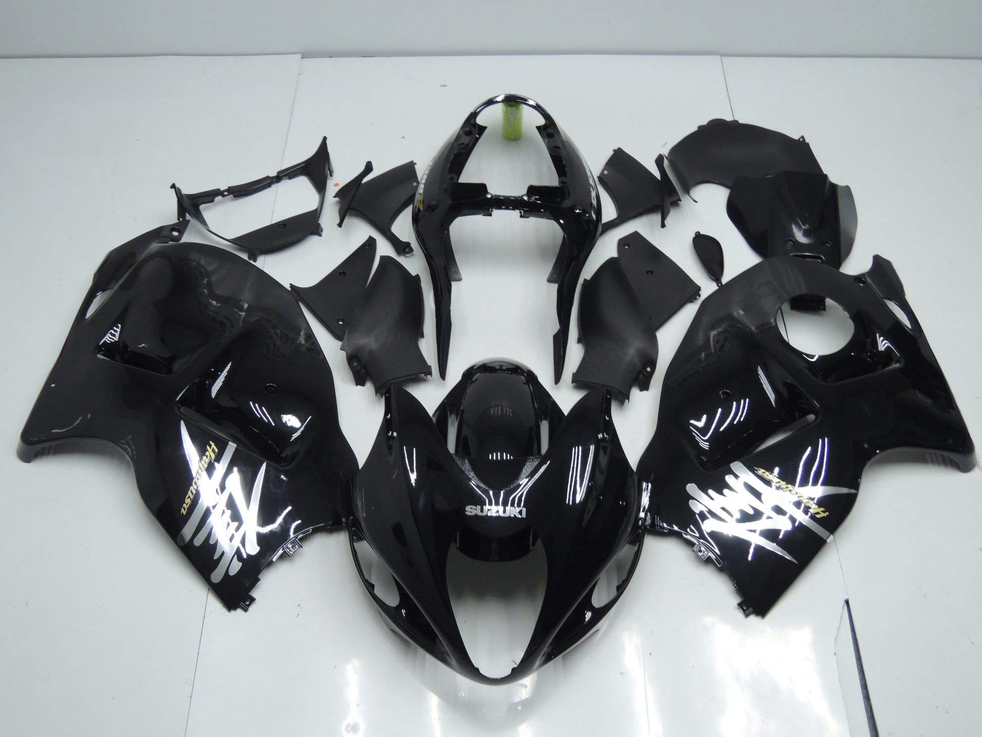 Suzuki GSXR1300 Hayabusa (1999-2007) Black, Chrome & Yellow Fairings
