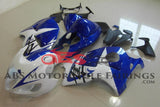 Suzuki GSXR1300 Hayabusa (2007-2008) White & Blue Fairings