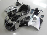 Black, Silver and Gray fairing kit for Suzuki GSX-R600 1996, 1997, 1998 and 1999 motorcycles.