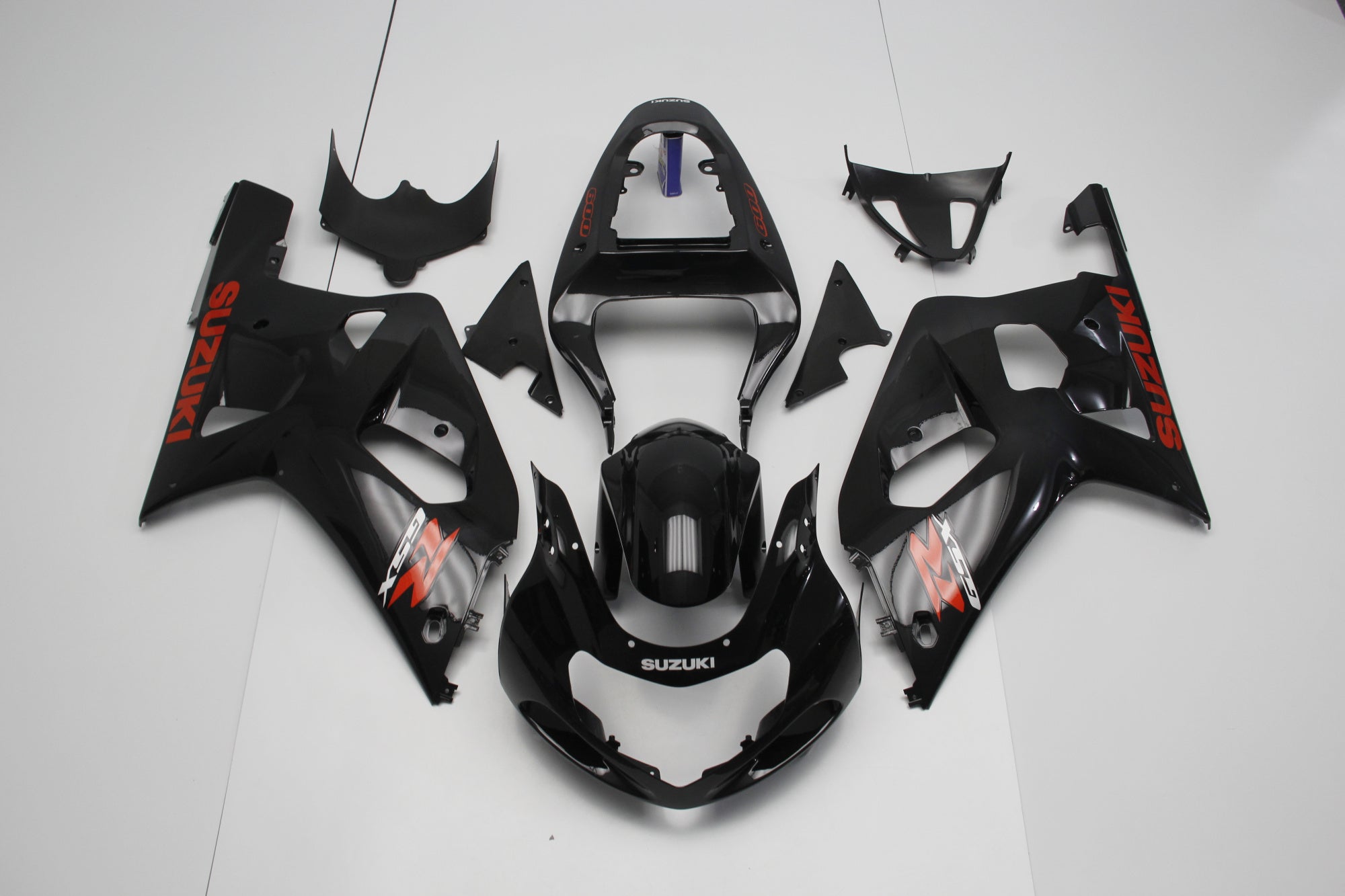 Suzuki GSXR750 (2000-2003) Matte Black & Red Fairings Rich text editor