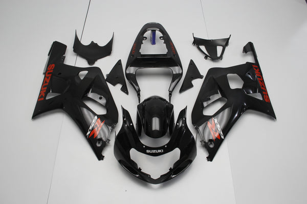 Suzuki GSXR750 (2000-2003) Matte Black & Red Fairings Rich text editor