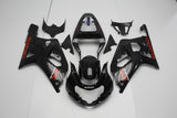 Suzuki GSXR600 (2000-2003) Matte Black & Red Fairings