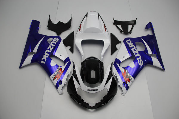 Suzuki GSXR600 (2000-2003) Black, Blue & White Fairings