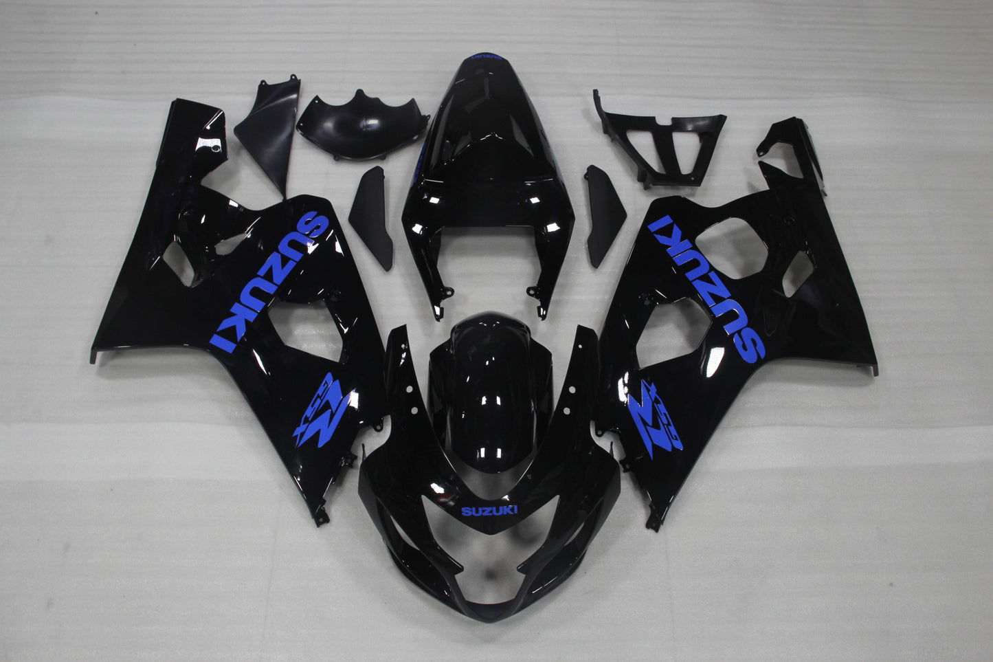 Suzuki GSXR600 (2004-2005) Black & Blue Fairings