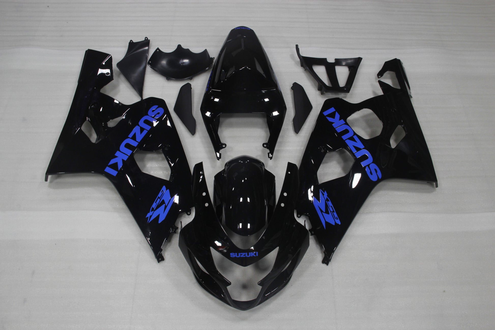 Suzuki GSXR600 (2004-2005) Black & Blue Fairings