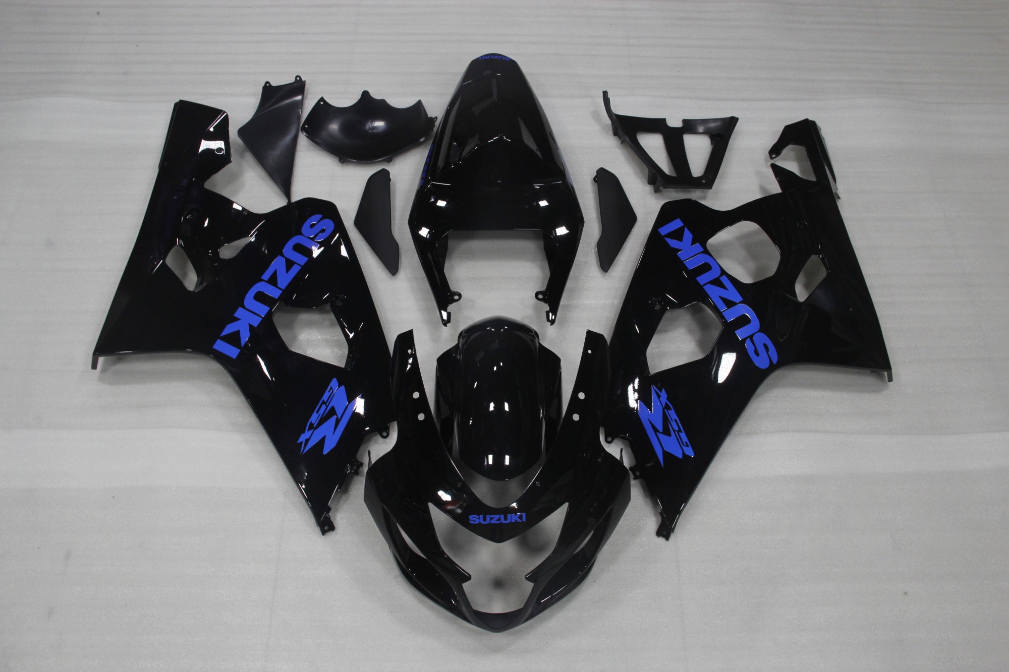 Suzuki GSXR600 (2004-2005) Black & Blue Fairings