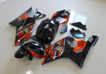 Suzuki GSXR600 (2004-2005) Black, Orange & Silver Fairings
