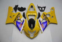 Suzuki GSXR600 (2004-2005) Yellow, Blue & White Fairings