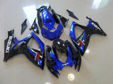 Blue and Black Fairing Kit for a 2006 & 2007 Suzuki GSX-R750 motorcycle