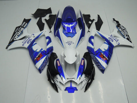 Suzuki GSXR750 (2006-2007) Blue & White Tribal Fairings