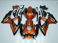 Suzuki GSXR750 (2008-2010) Orange, Gold & Black Fairings