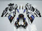 White, Black, Blue, Gold and Red Viru Fairing Kit for a 2008, 2009 & 2010 Suzuki GSX-R750 motorcycle