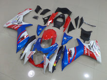 Suzuki GSXR600 (2011-2023) Blue, Red & White Fairings at KingsMotorcycleFairings.com