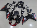 Suzuki GSXR600 (2011-2023) Matte Black, Red & White Fairings at KingsMotorcycleFairings.com