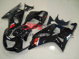 Black Fairing Kit for a 2000, 2001, 2002 & 2003 Suzuki GSX-R750 motorcycle