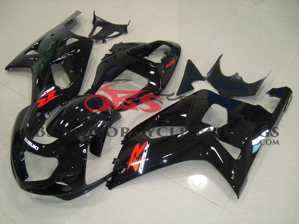Suzuki GSXR600 (2000-2003) Black Fairings 