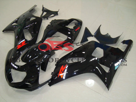 Suzuki GSXR600 (2000-2003) Black Fairings 