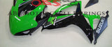 Green and Black Race Fairing Kit for a 2006 & 2007 Suzuki GSX-R600 motorcycle