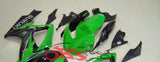 Suzuki GSXR600 (2006-2007) Green & Black Race Fairings 