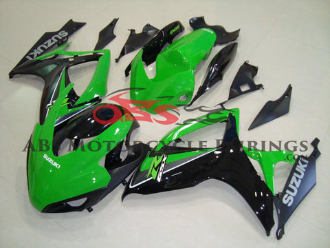 Suzuki GSXR750 (2006-2007) Green & Black Race Fairings