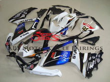 Suzuki GSXR750 (2008-2010) White, Black & Blue Viru Fairings