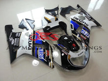 Suzuki GSXR750 (2000-2003) Black, White, Blue & Gold VIRU Fairings