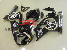 Black Lucky Strike Race Fairing Kit for a 2004 & 2005 Suzuki GSX-R600 motorcycle