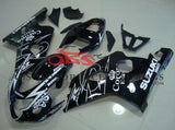 Black and White Corona Fairing Kit for a 2004 & 2005 Suzuki GSX-R600 motorcycle