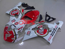 Suzuki GSX-R750 Fairings (2004-2005) Red, White Lucky Strike at KingsMotorcycleFairings.com