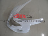White, Blue and Red Fairing Kit for a 2004 & 2005 Suzuki GSX-R600 motorcycle